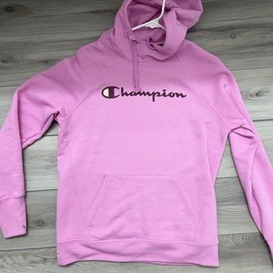 CHAMPION PINK WOMANS HOODIE